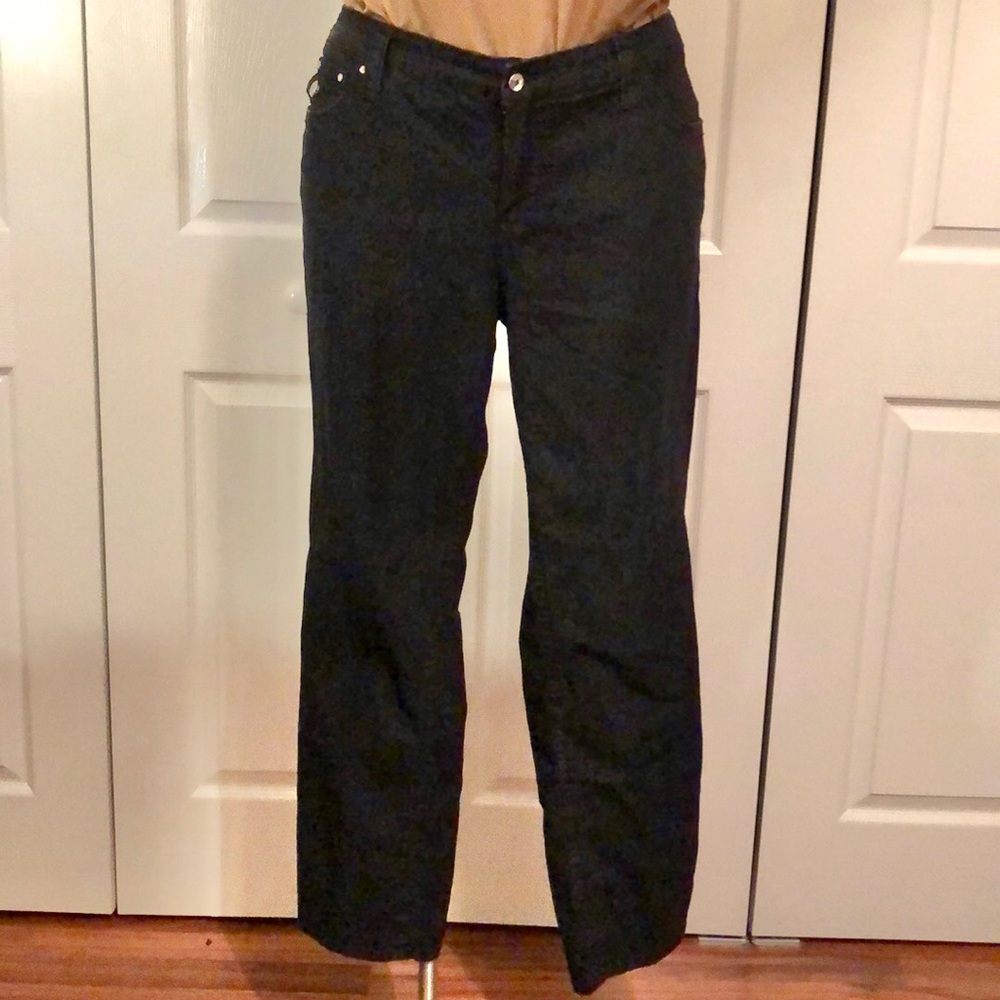 Avenue 💕Bling Black Jeans in size 16